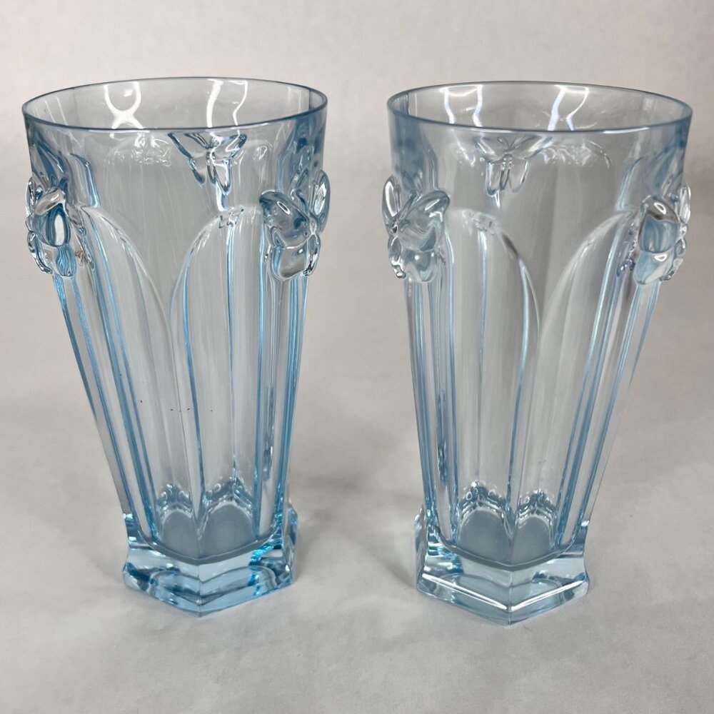 Lenox Butterfly Meadow Tumbler Highball Glass 6 1/2” Tall Drinking Glass Germany - Picture 4 of 7